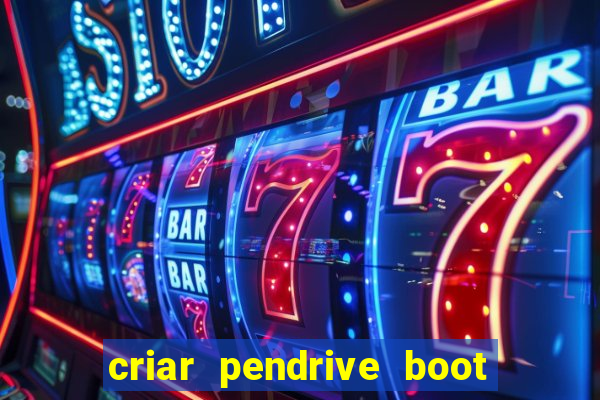 criar pendrive boot windows 10